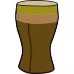 Vector clip art of tall African drum