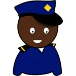 Afrikaanse politieagent