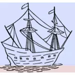 船のアニメーション
