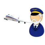 Airline captain icon