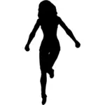 Ambiguous female silhouette