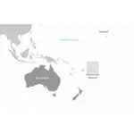 Carte de Samoa américaines