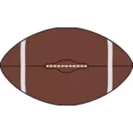 Amerikansk fotboll boll vektor ClipArt