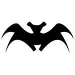 Bat silueta vektorový obrázek