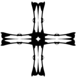 Gresk kors vektortegning