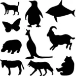 Silhouettes d'animaux