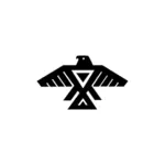 Embleem van de Odawa, Ojibweg en Algonquin peoples.people vector afbeelding