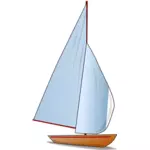 Comic sailboat