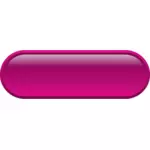 Pill shaped violet button vector clip art