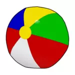 Vector drawing of beach ball