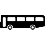 Автобус символ вектор