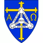 Vektor-Bild des Wappens der anglikanischen Diözese von Trinidad