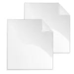 Blank sheets of paper icon vector image