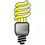 Energie sparen Glühbirne ON Vektor-Bild
