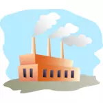 Vektor illustration av fabriken