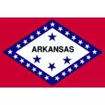 Vektor-Flagge von Arkansas