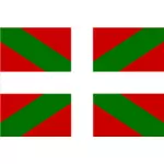 巴斯克国国旗的矢量图像