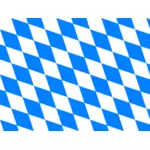 Bandiera di Baviera vector ClipArt