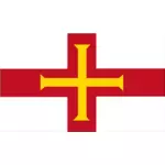 Flaga Guernsey formacie wektorowym