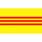 Bandera de la República Socialista de Vietnam del sur