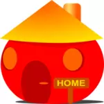 Home Icon vector clip art