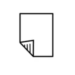 Paperface Symbol Vektor-Bild