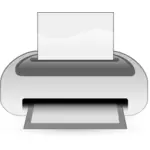 Disegno vettoriale di inkjet stampante
