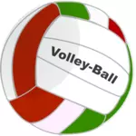Dibujo vectorial de pelota de voleibol