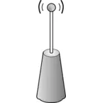 無線送信機のベクトルのアイコン