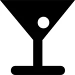 Cocktail bar vector icon