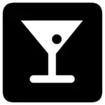 Vector icon for cocktail