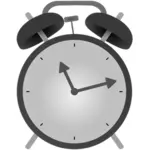 Analog alarm clock vector drawing