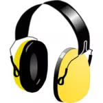 Vector image of headphones