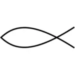 鱼矢量标志