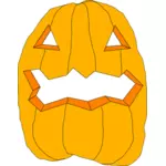 Řez Halloween dýně vektorové kreslení