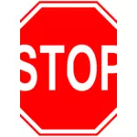 Stop sign graphics vector image