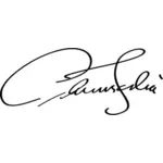 Assinatura de Antonin Scalia