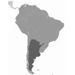 अर्जेंटीना मानचित्र
