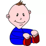 Cartoon-Bild von einem Kind