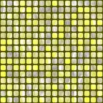 Gelbe und graue Quadrate Muster