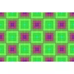 Patrón de fondo con azulejos de violeta y verdes
