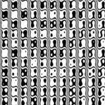 Patroon van de achtergrond in zwart kand wit