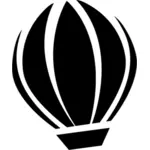 Balloon vector silhouette