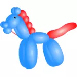 Balloon horse vector image