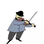 Fiddler vector illustration