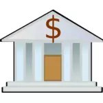 Banc din lemn parc în culoare vector illustration