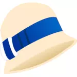 Illustration vectorielle de bell femme chapeau