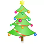 Arte vectorial de árbol de Navidad