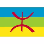 Flag of Berber vector image