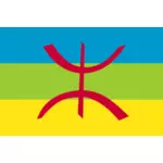 Immagine vettoriale bandiera berbera
